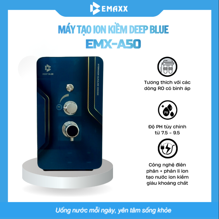 Máy Ion Kiềm Gia Đình EMX-A50: Nước Uống Sức Khỏe Cho Mọi Nhà